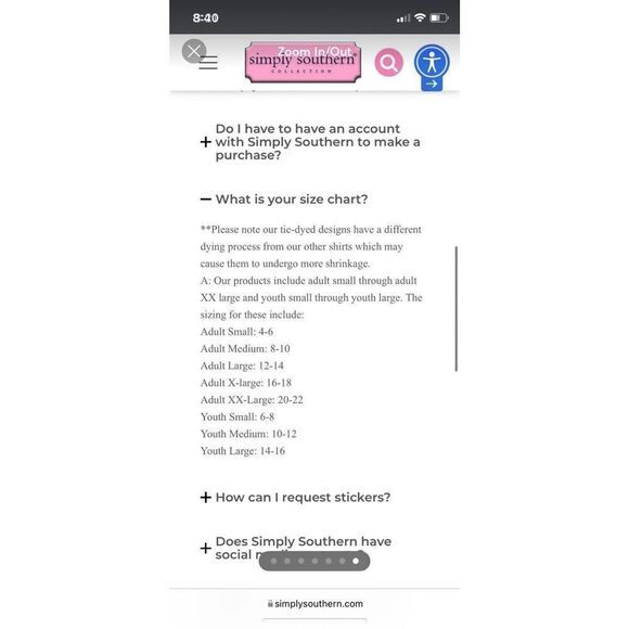 Simply Southern Purple Short Sleeve Graphic Tshirt Size Small VGUC - Picture 7 of 7